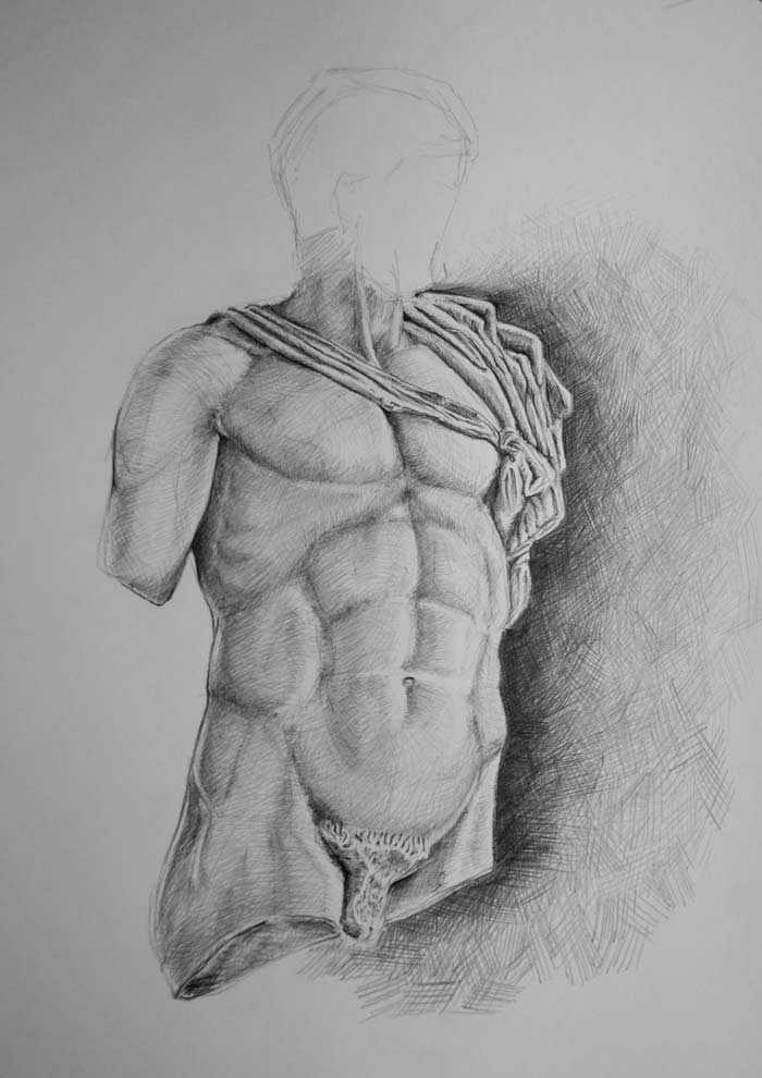 Drawings by Johann Krammer, Anatomy Master Class student