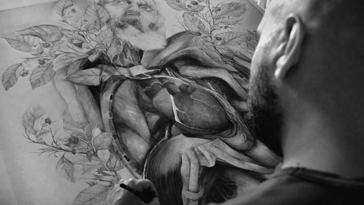 Beautiful anatomical artworks by Nunzio Paci - 2016